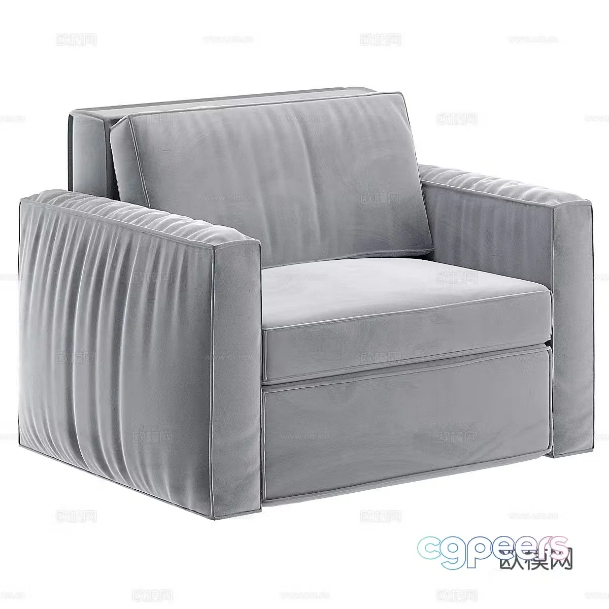 Single sofa leisure sofa 3d model