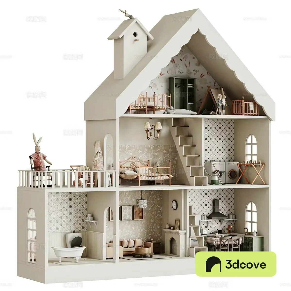 Toy House Building Block