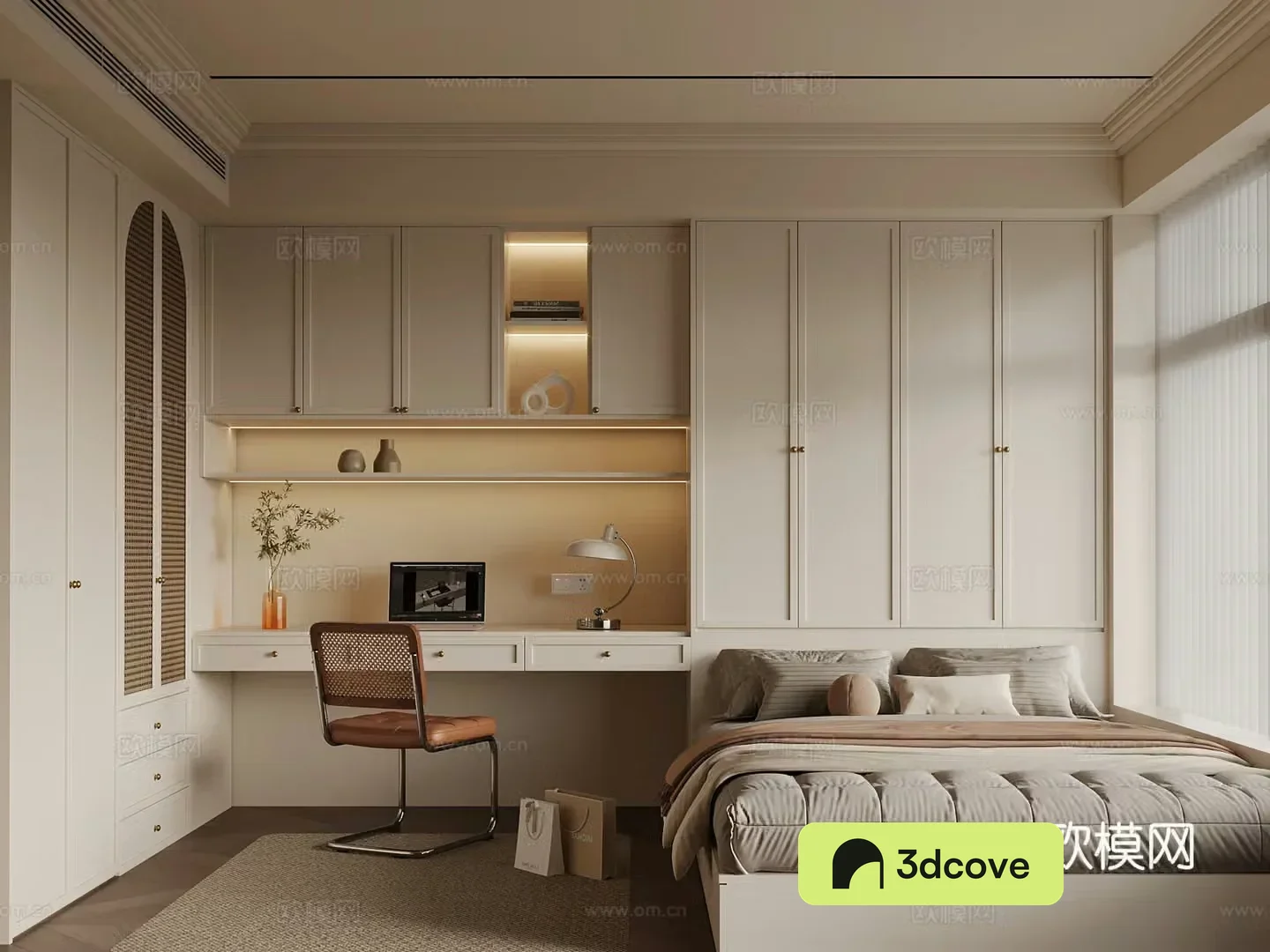 French tatami bedroom