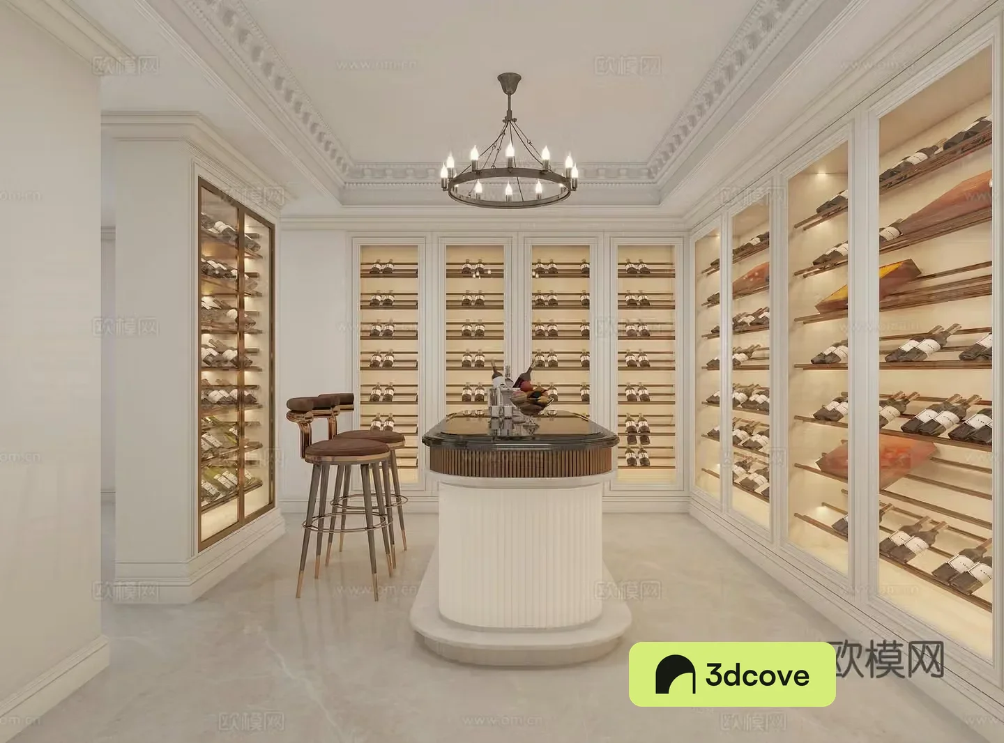 American wine cellar