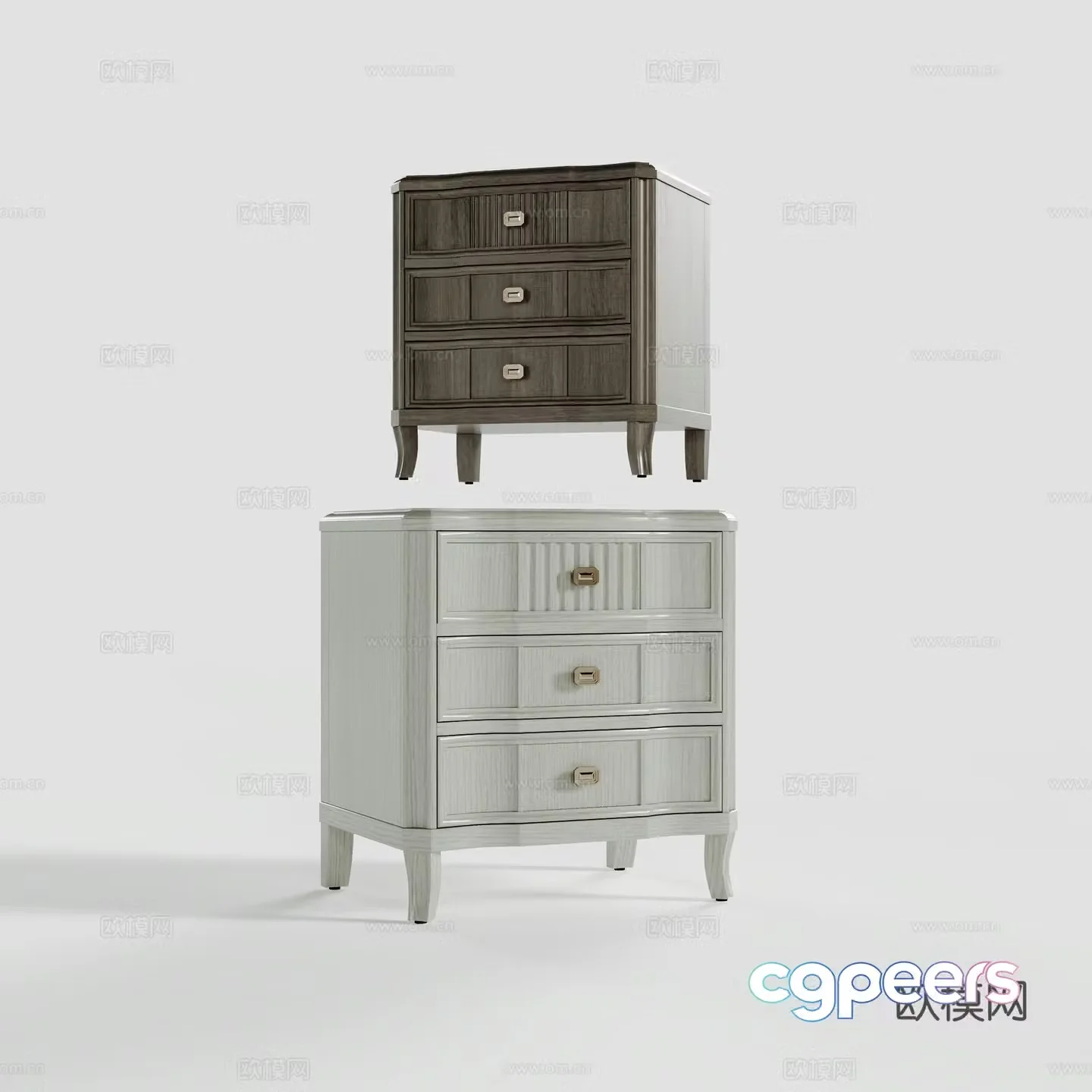 Bedside table 3d model