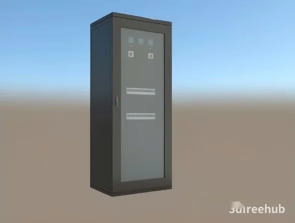 A 3D-Rendered Cabinet 3D Model – 23593 – VRAY Render