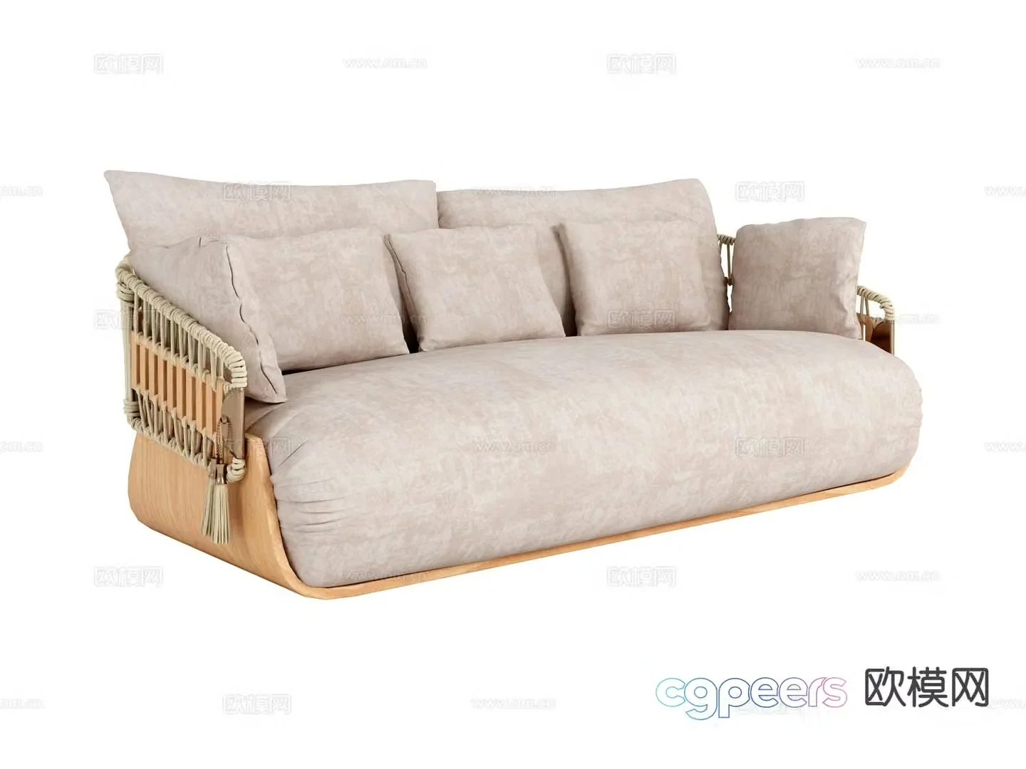 visionnaire loveseat 3d model