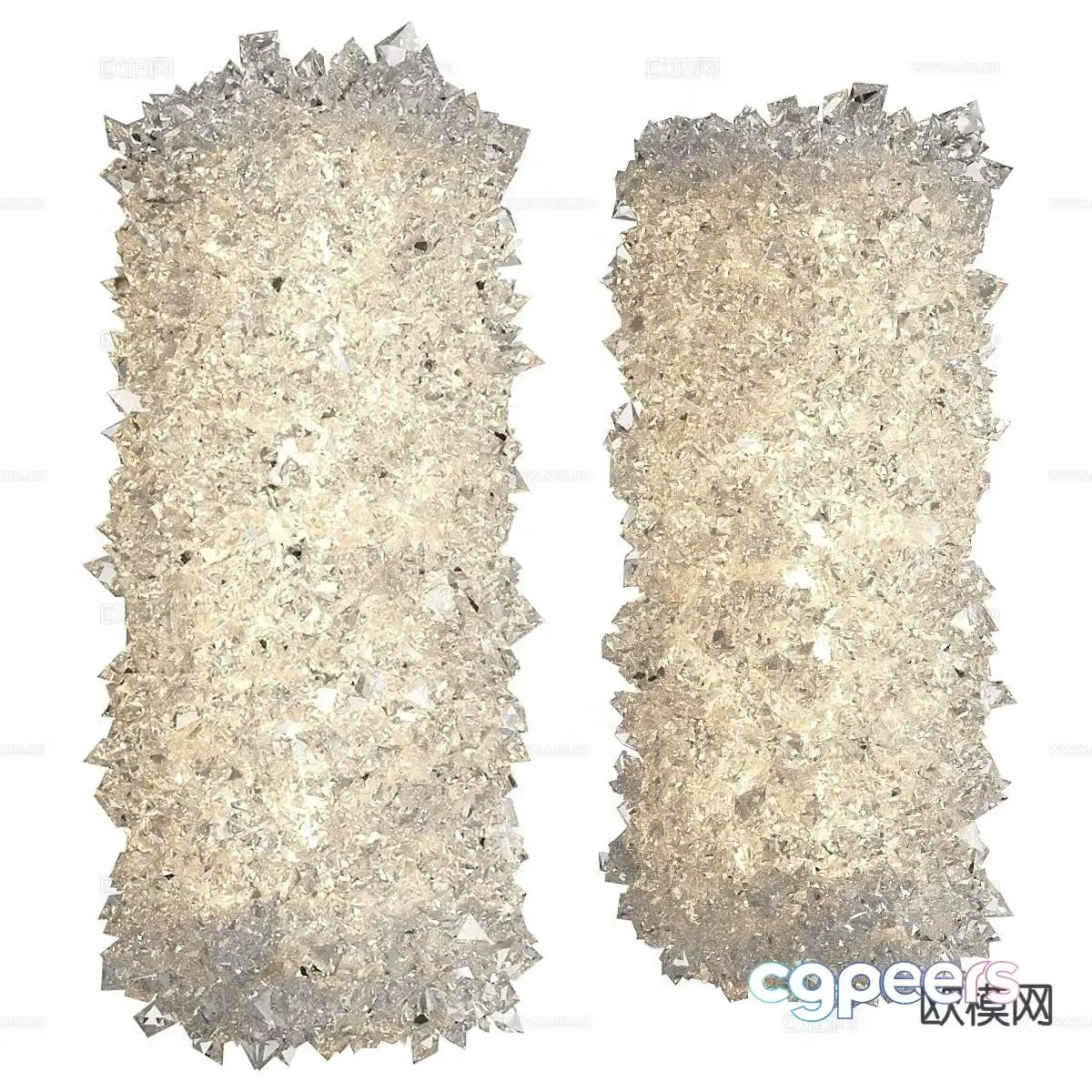 Light luxury wall lamp 3D model