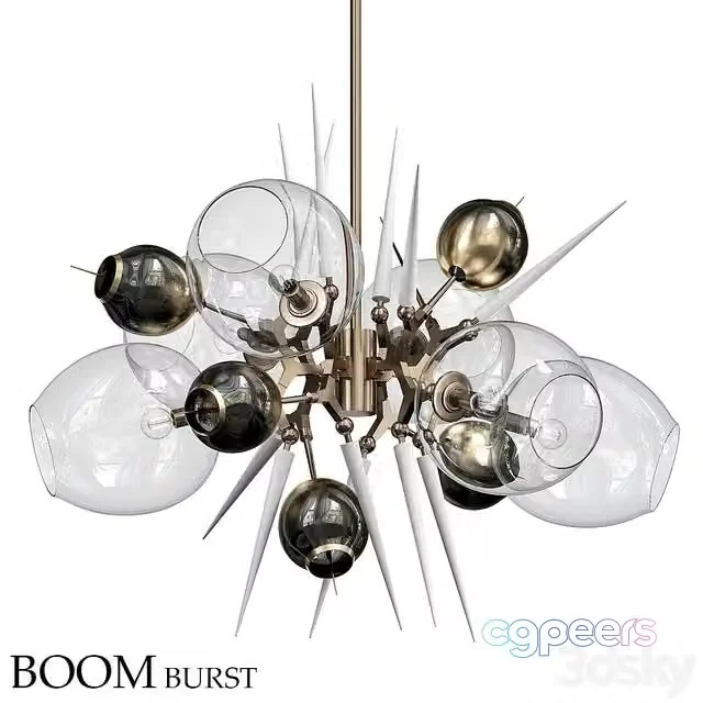3ds Max Free – BOOM BURST CHANDELIER 84559-22