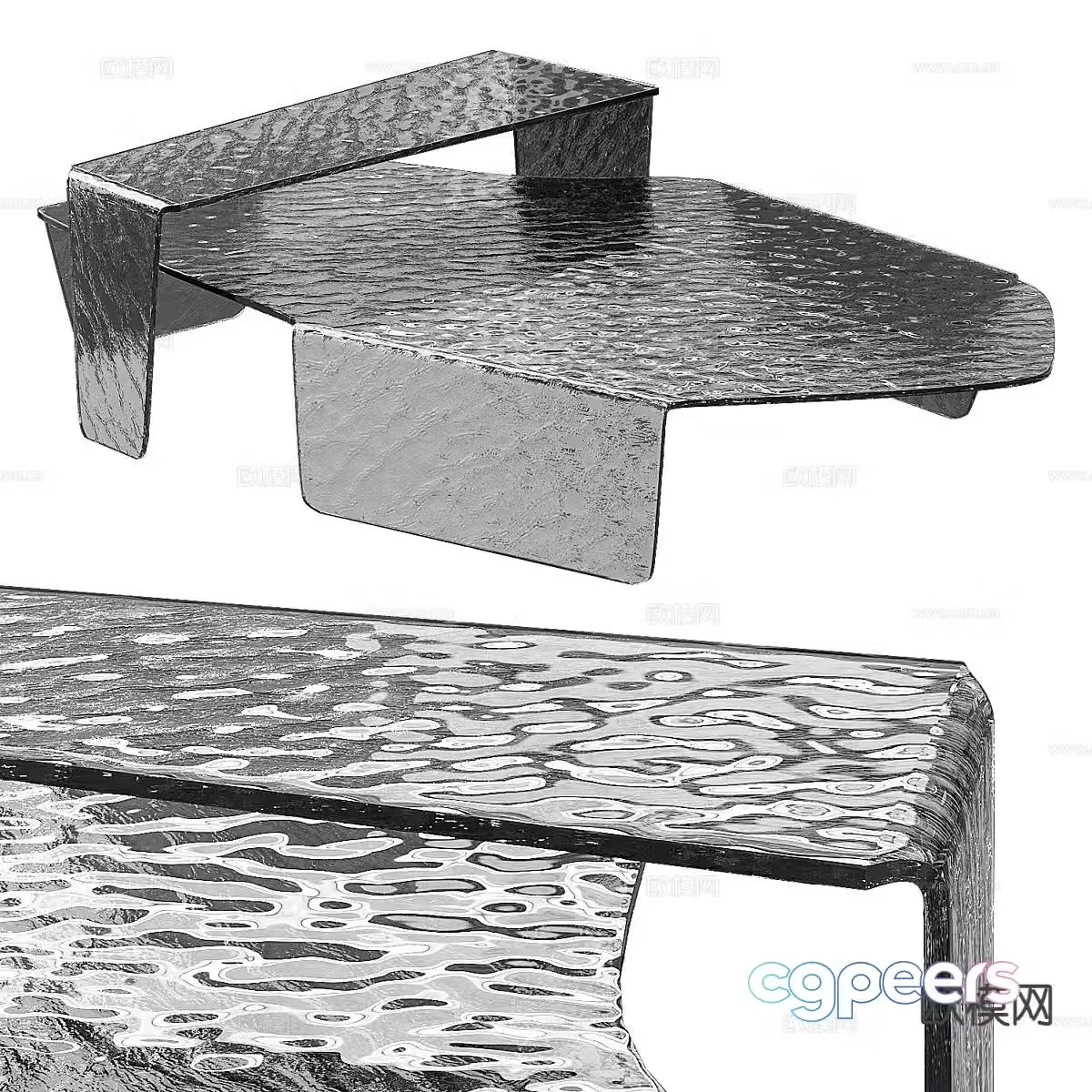 3D model of mother-in-law coffee table