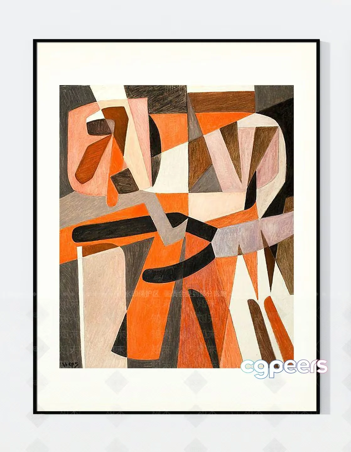 Abstract Artwork 3D Model – 12721 – VRAY Render