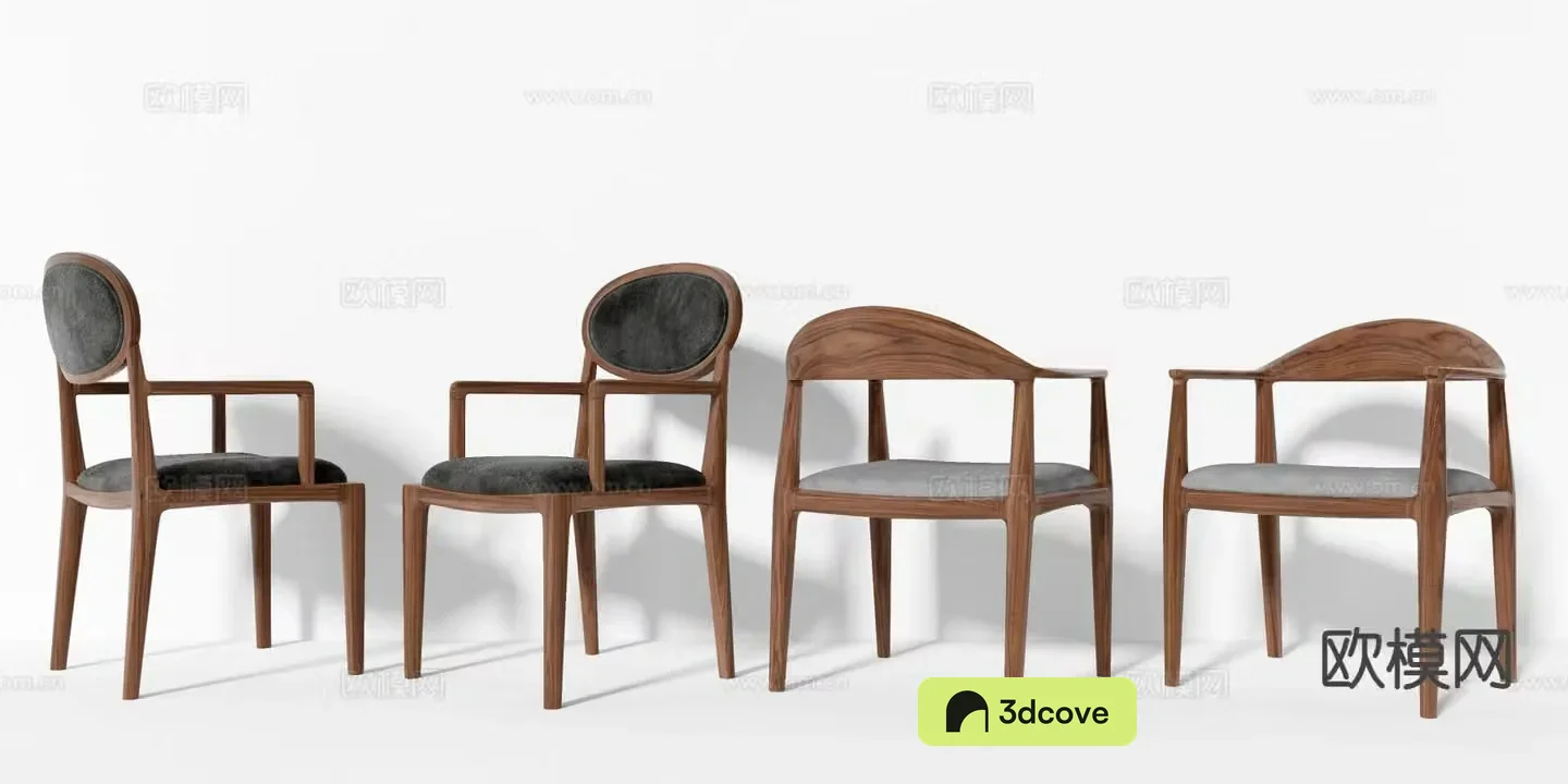 New Chinese style chair armchair wooden chair