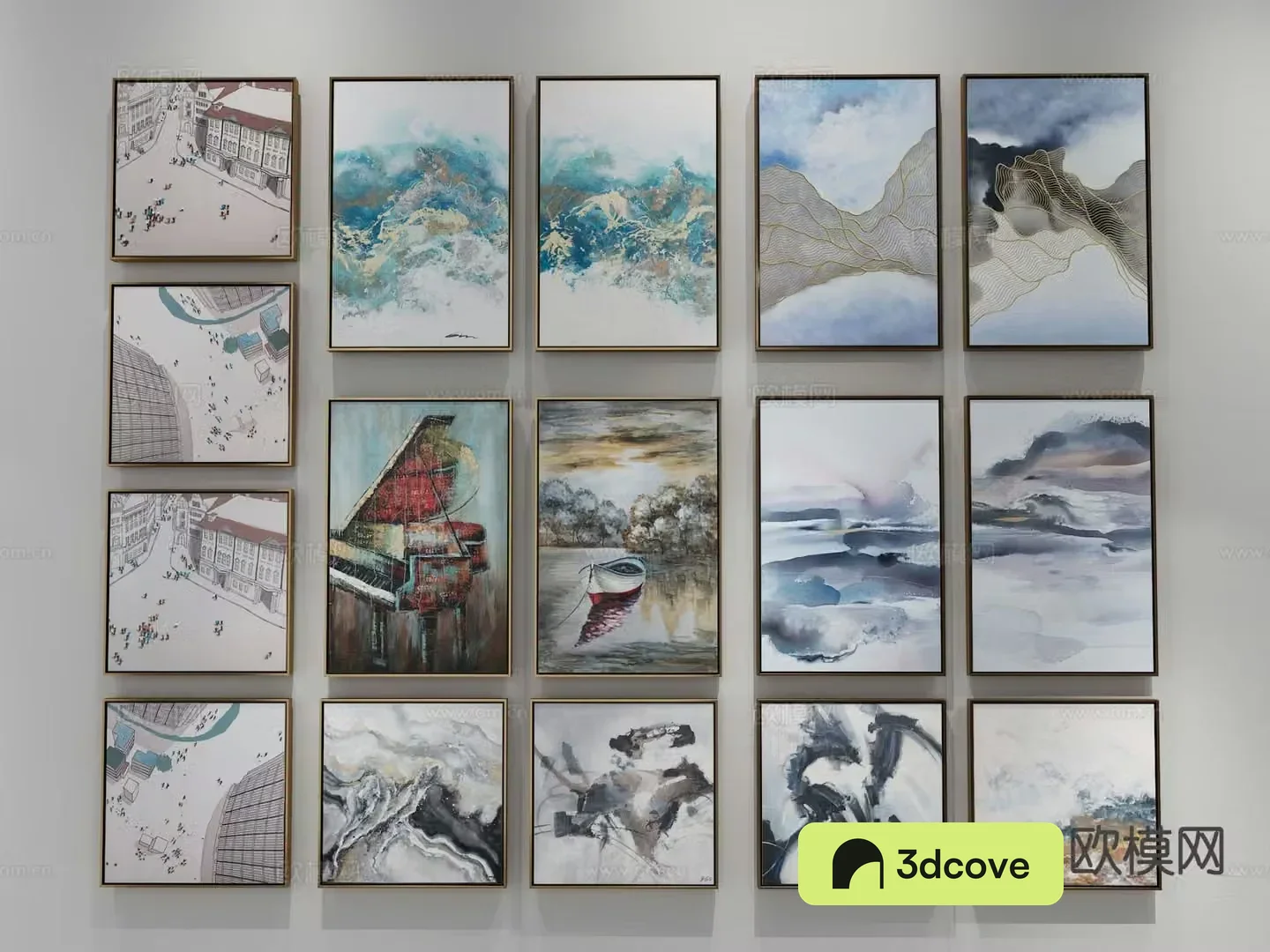 Watercolor painting art painting decorative painting