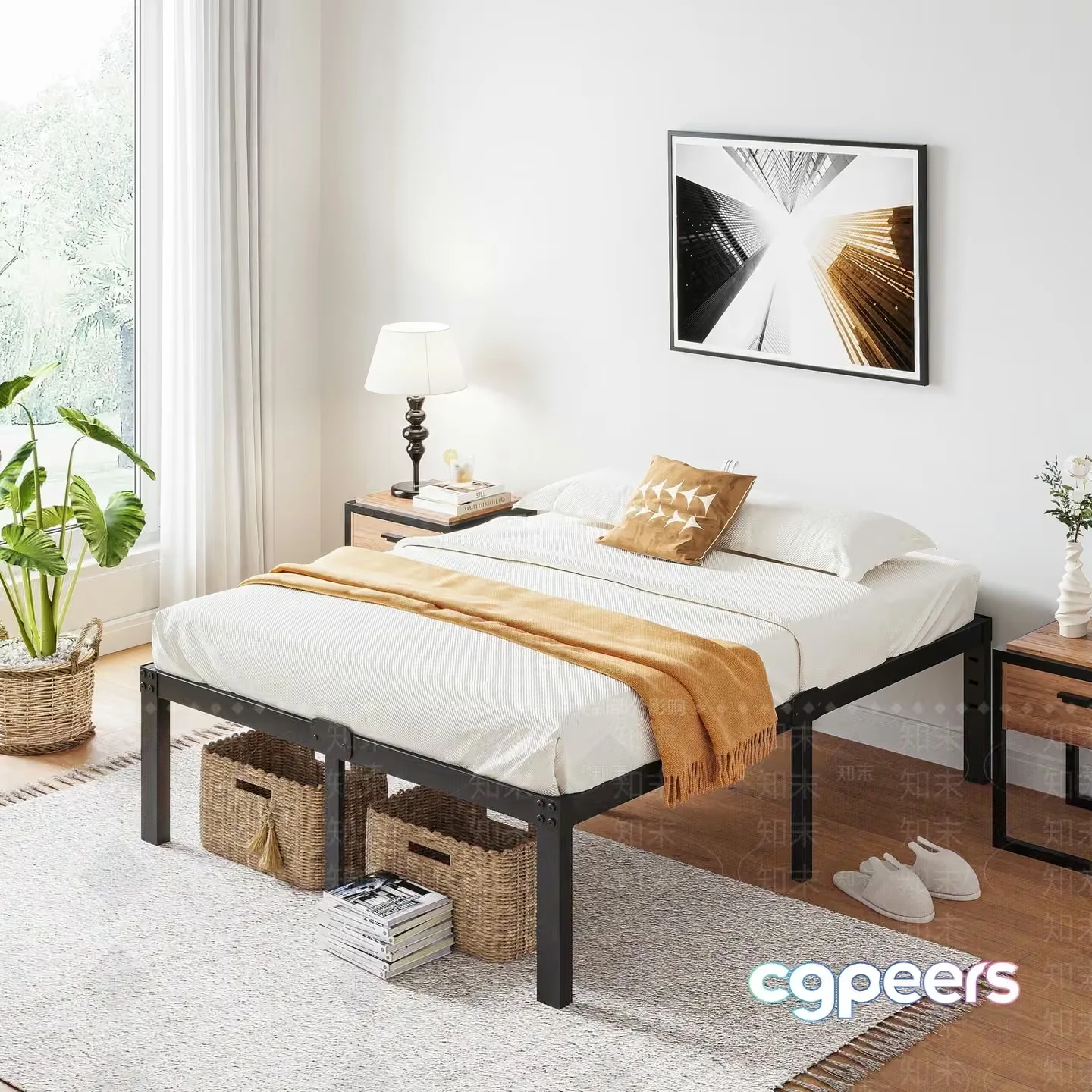 Cozy Modern Bedroom 3D Model – 18138 – VRAY Render