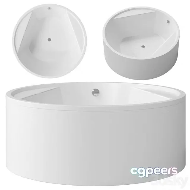 3ds Max Free – Bathtub Radaway Meteora