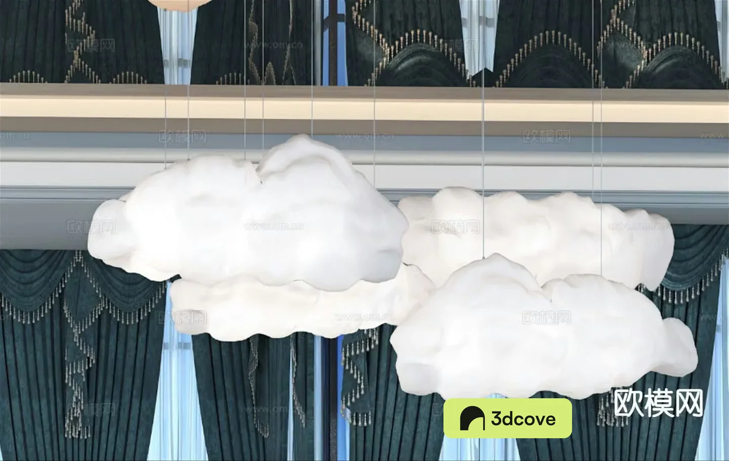 Creative chandelier cloud chandelier