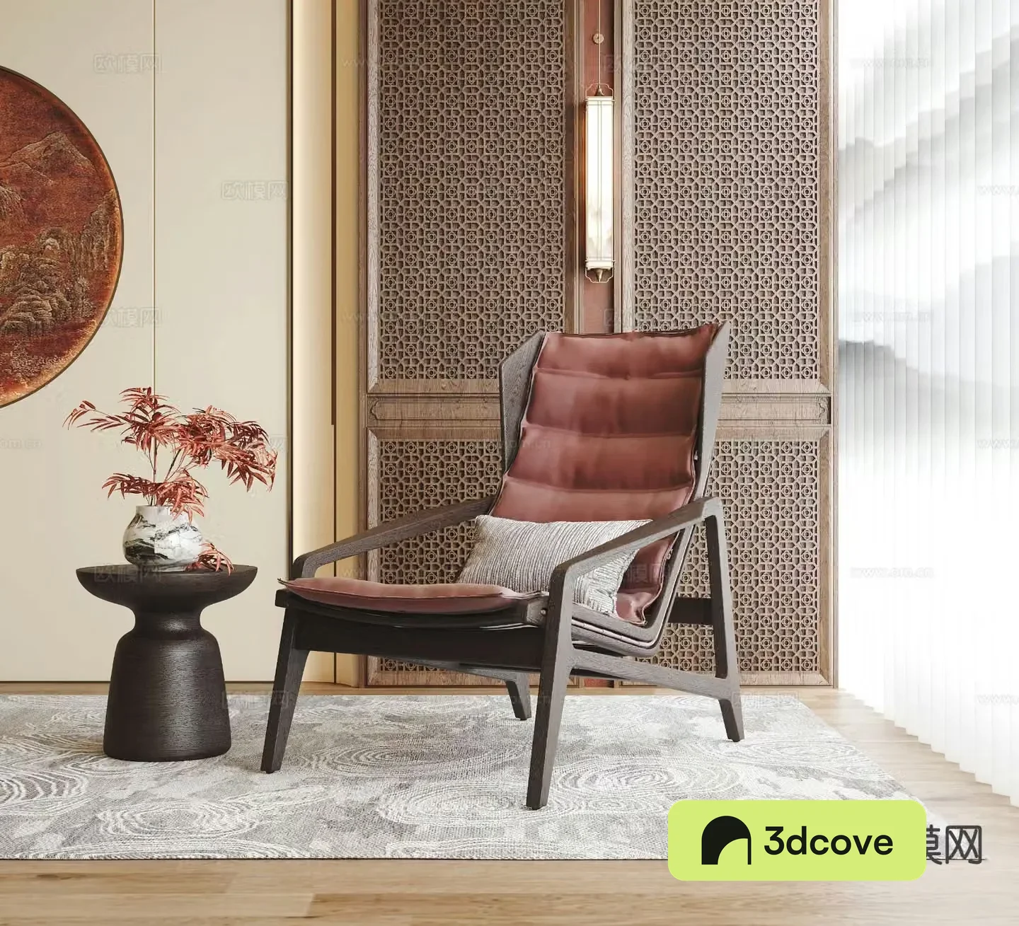 New Chinese style chair leisure chair