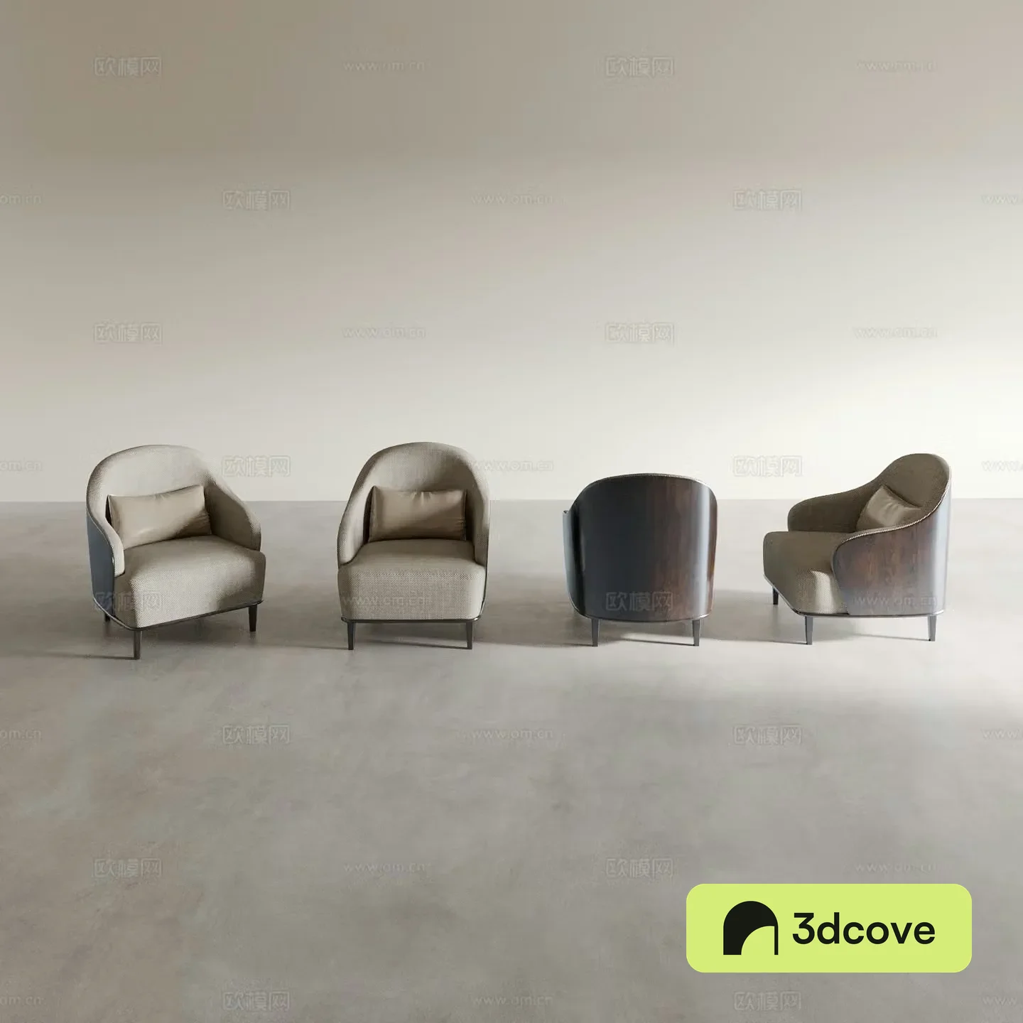 Modern single sofa leisure sofa