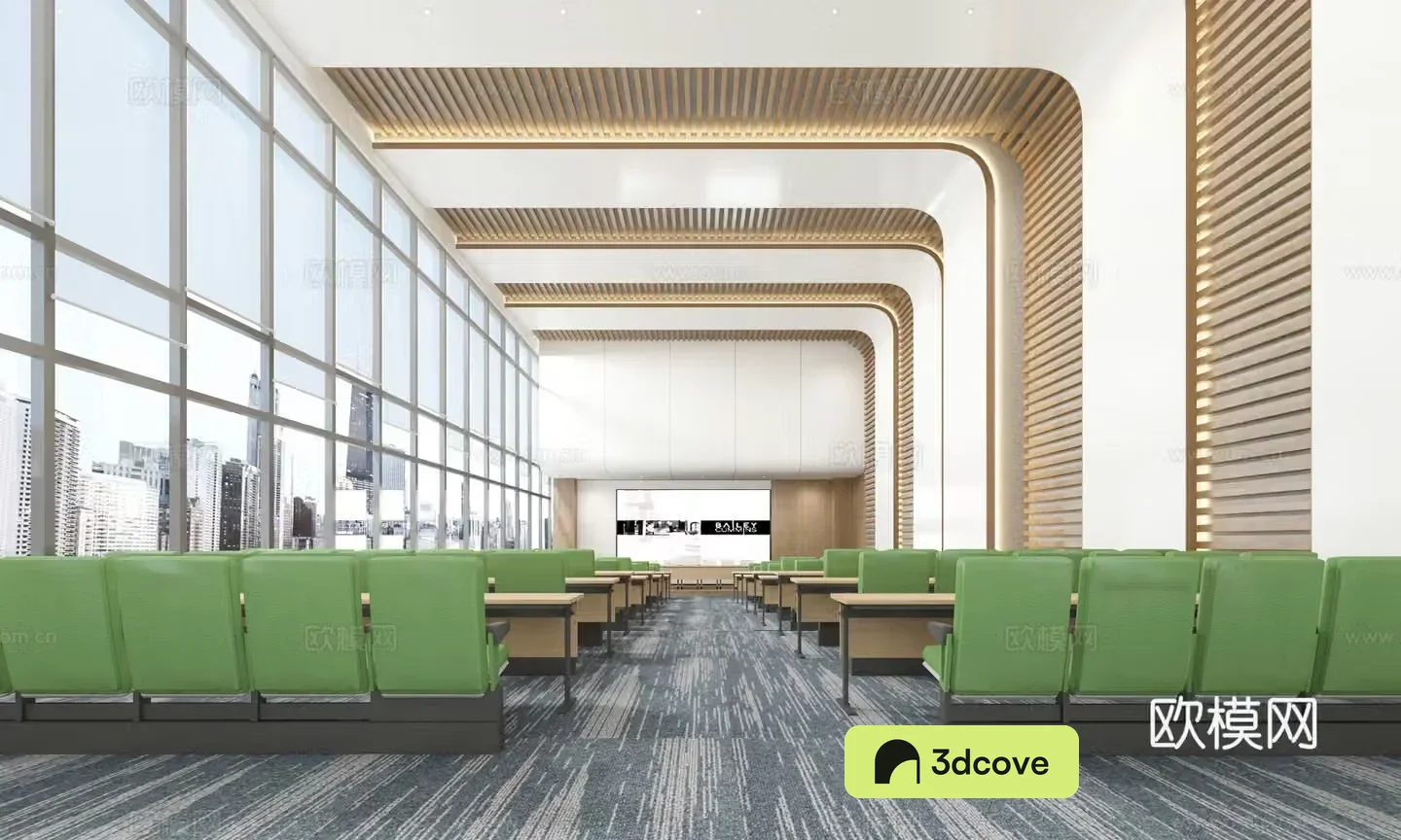 Modern conference hall lecture hall