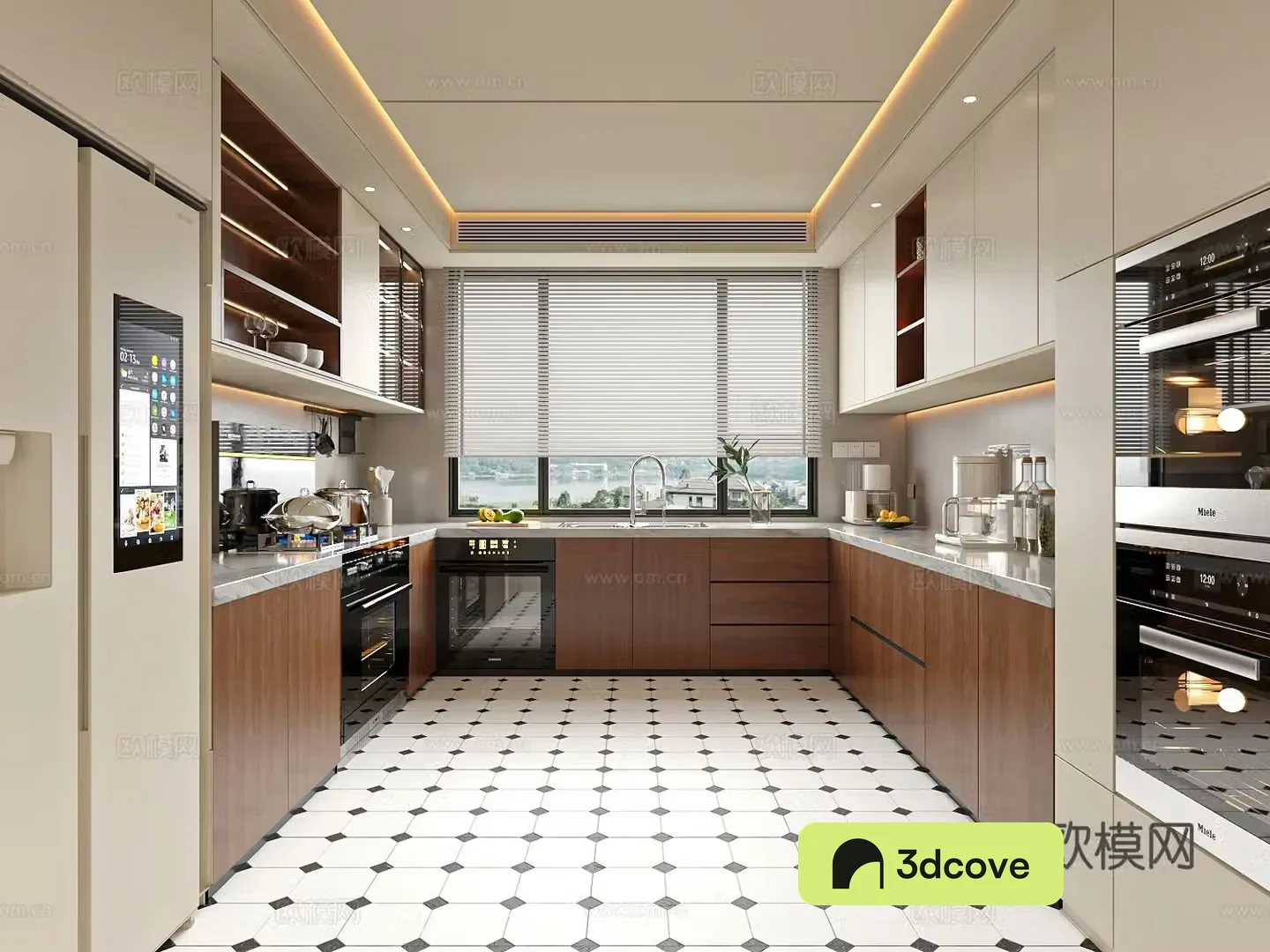 Modern medieval style kitchen enclosed kitchen ornaments kitchen utensils