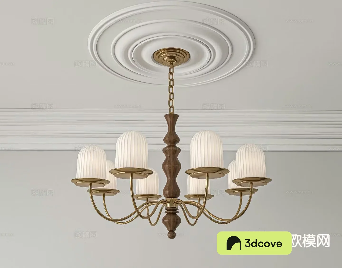French retro chandelier multi-head chandelier