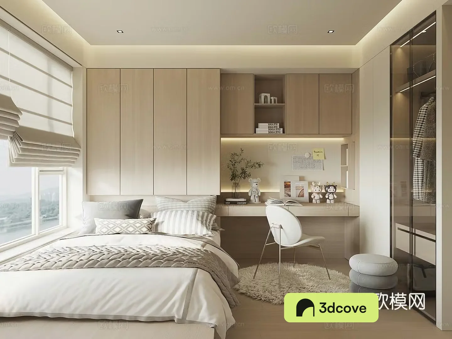 Modern tatami bedroom