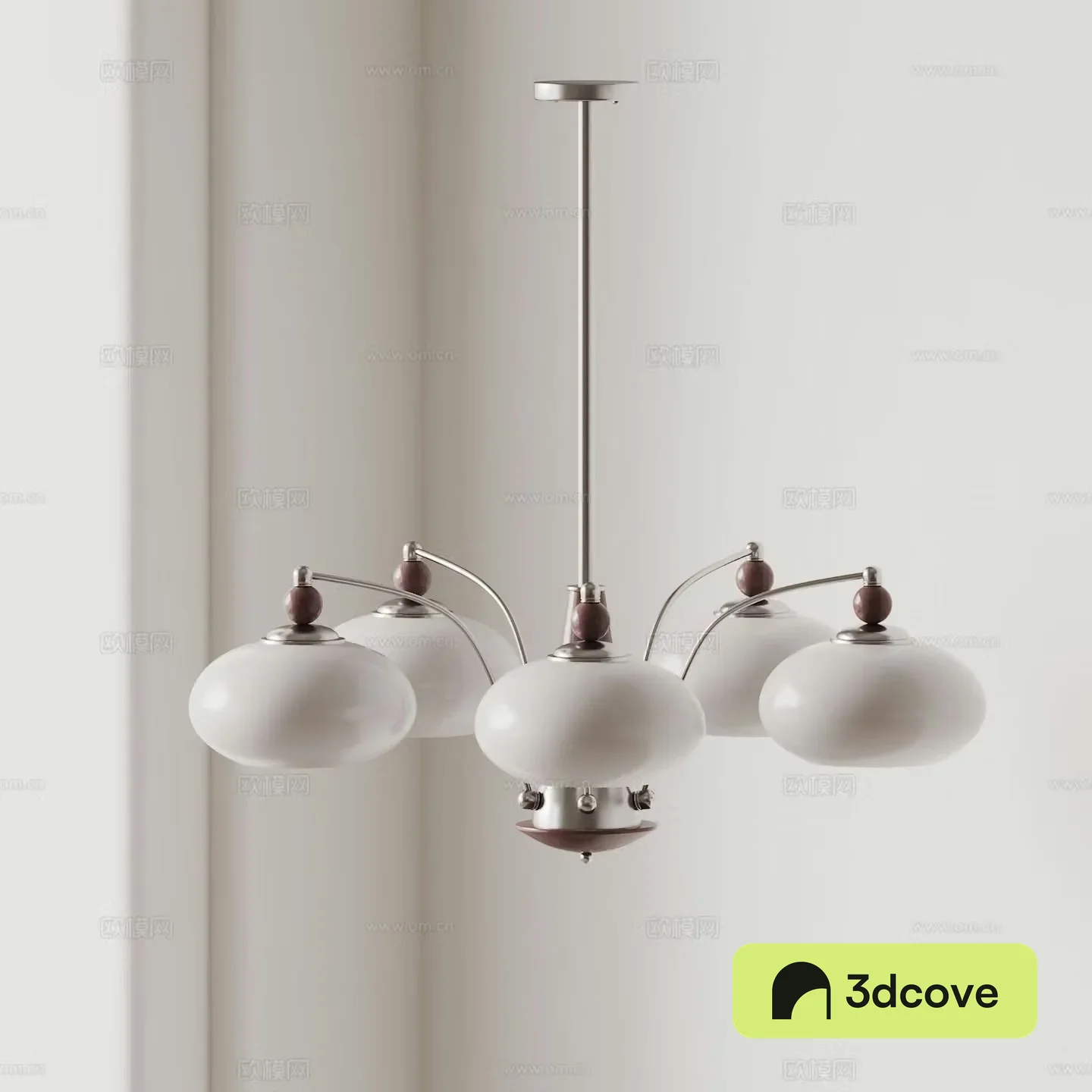 TECTA multi-head chandelier