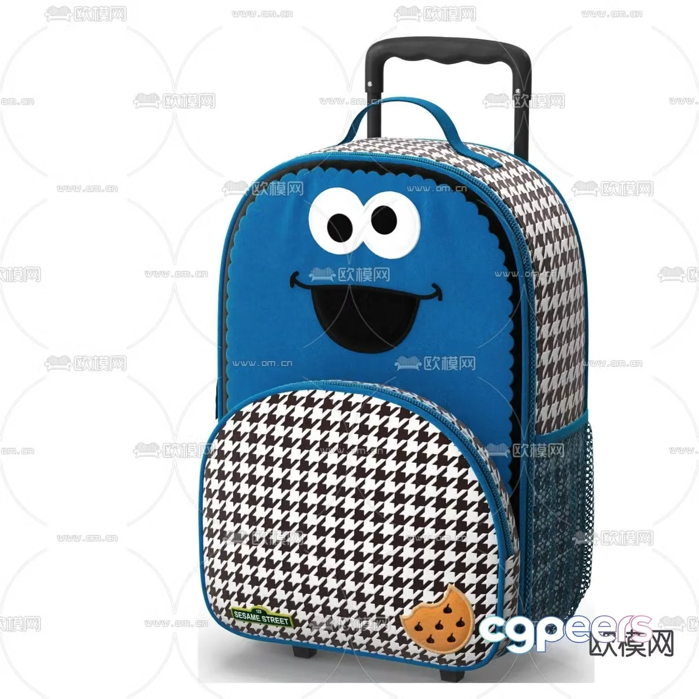 Cartoon schoolbag children’s schoolbag 3d model