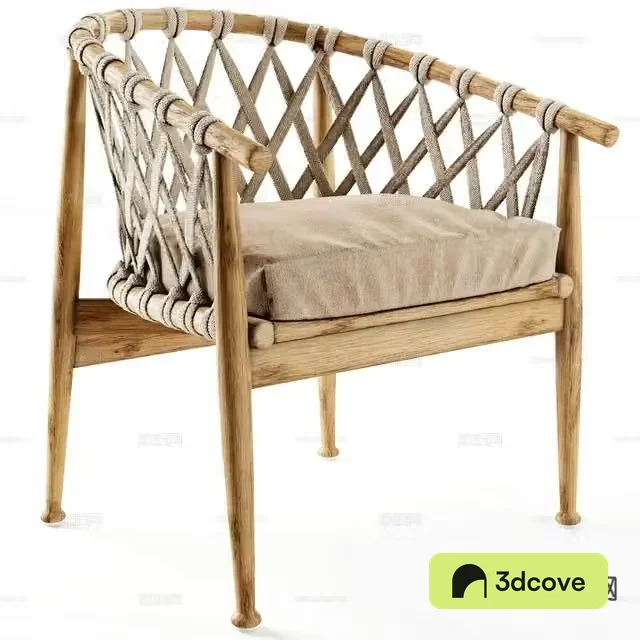 Outdoor chair seat leisure chair single chair dining chair