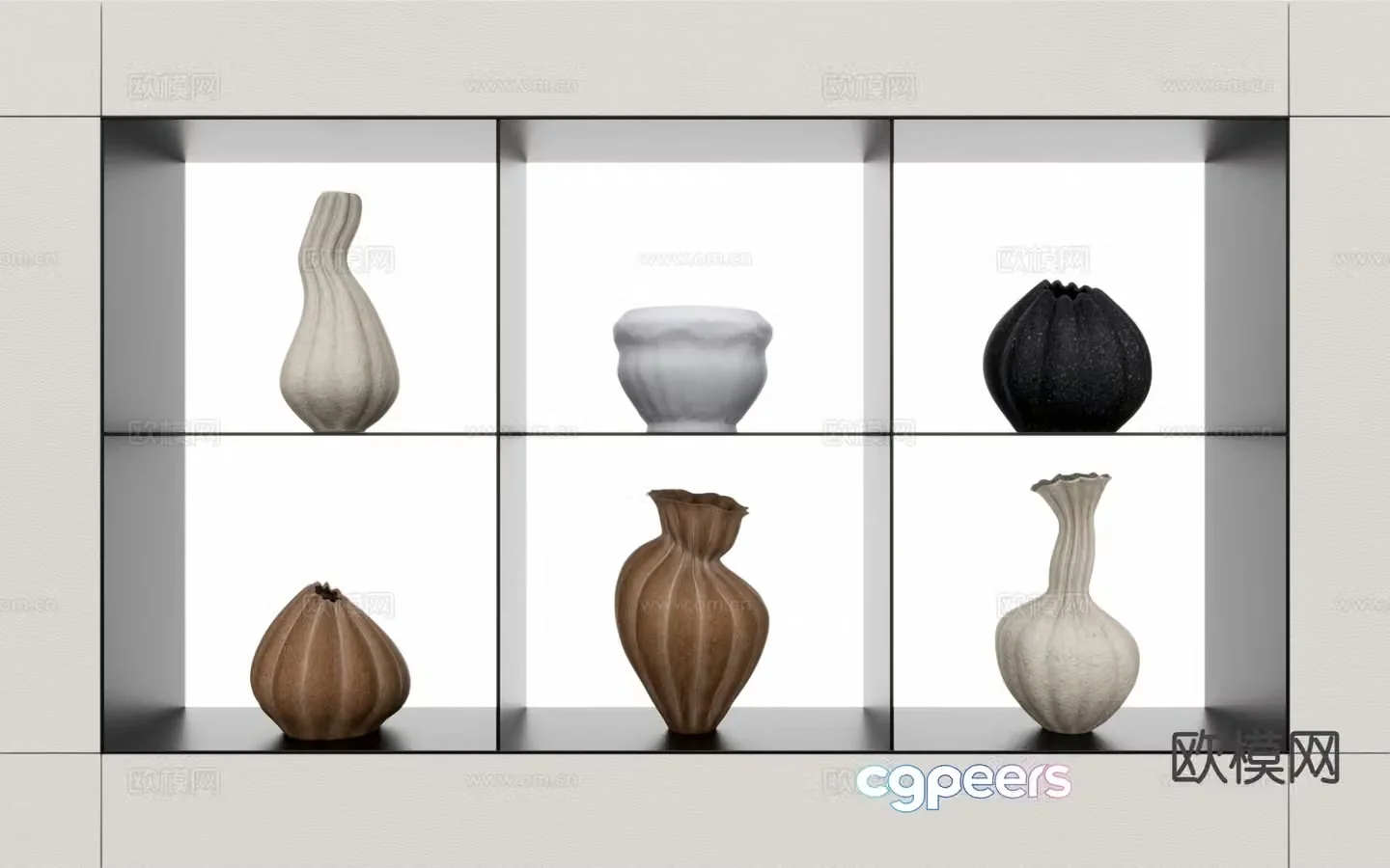 ceramic pottery pottery vessel 3d model