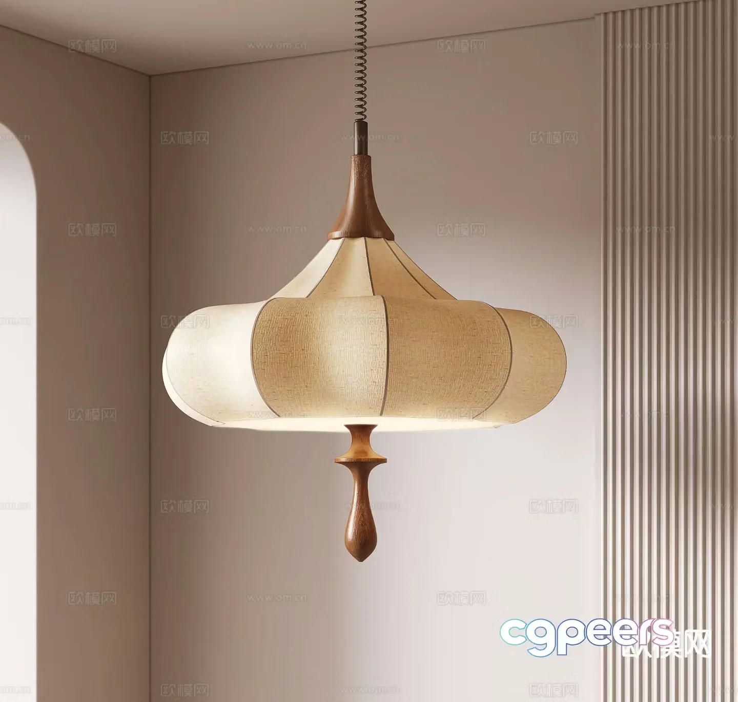 French chandelier 3d model