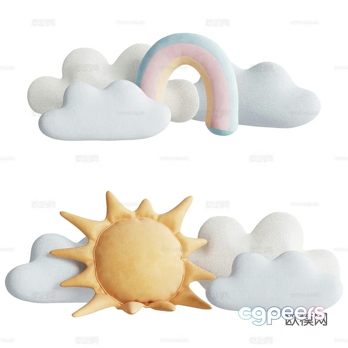 3D model of pillow