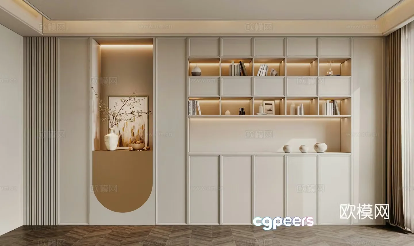 Modern sideboard 3D model