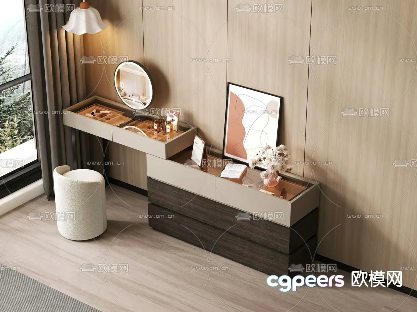 Dressing table dressing table 3d model