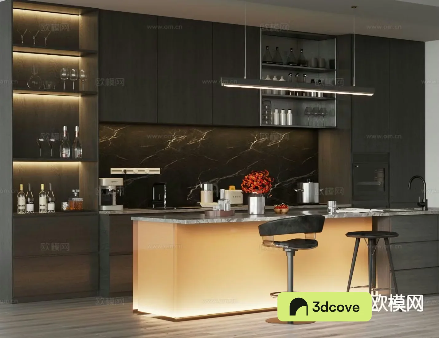 Modern bar water bar