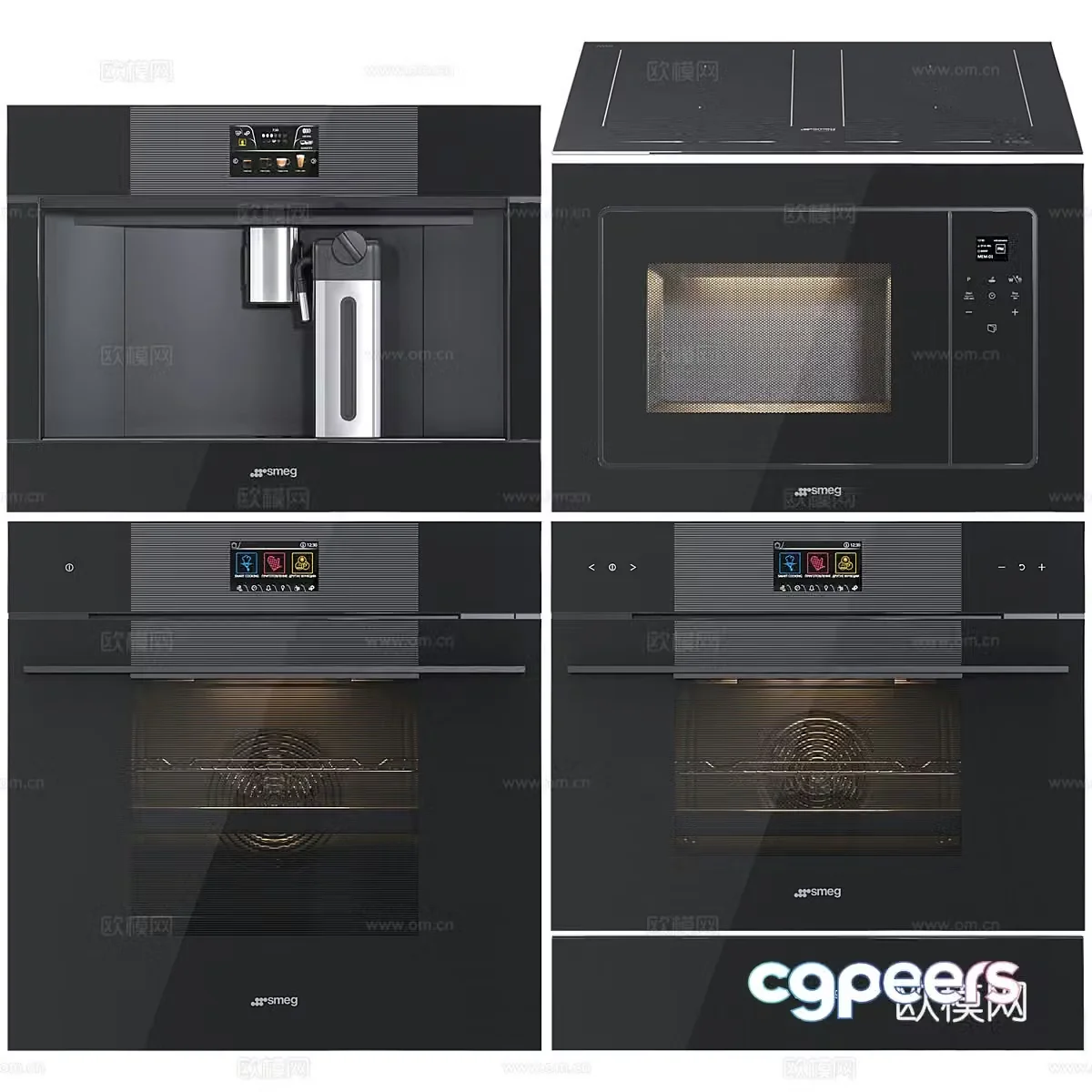 Smeg Oven 3d Model