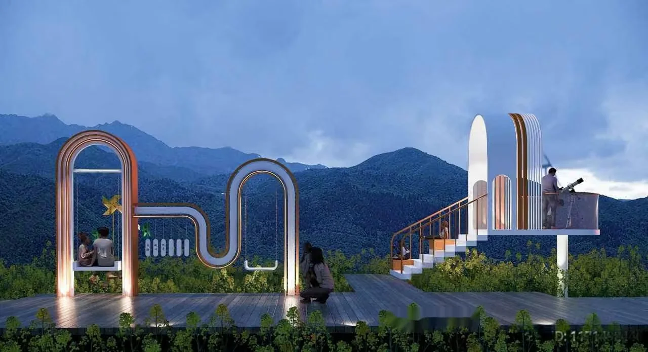 A Futuristic Outdoor Space 3D Model – 5329 – VRAY Render