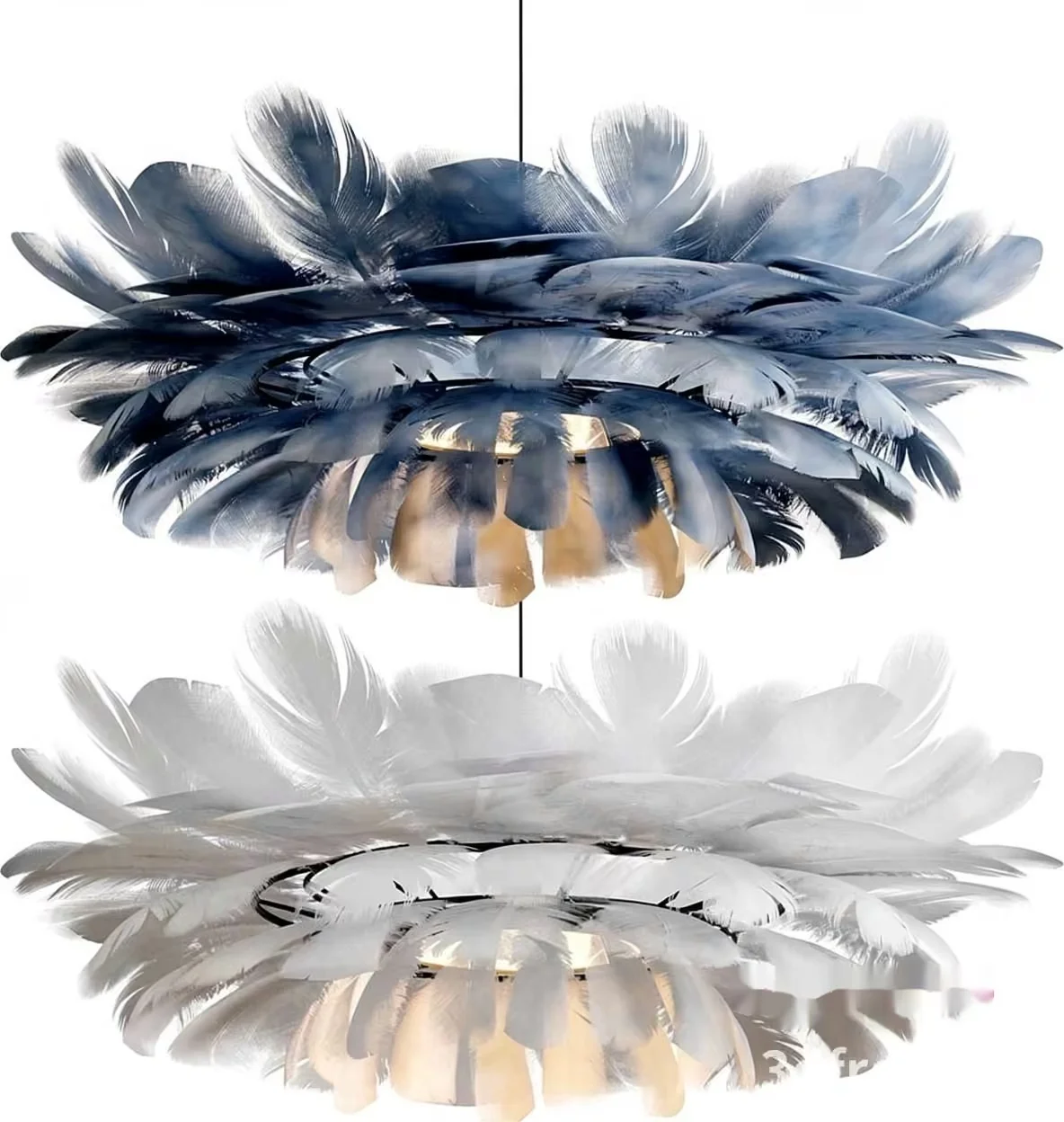 Gold Light Fixture 3D Model – 20805 – VRAY Render
