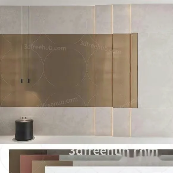 Modern Kitchen Backsplash 3D Model – 20559 – VRAY Render