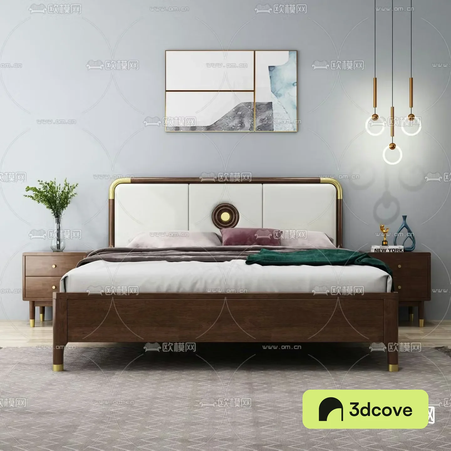 Nordic double bed