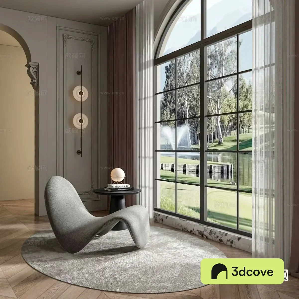 Modern chair leisure chair