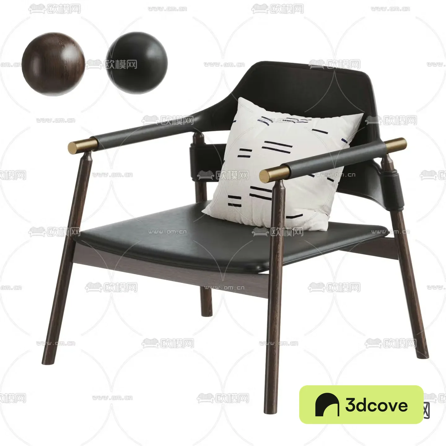 GUBI mid-century style leisure chair