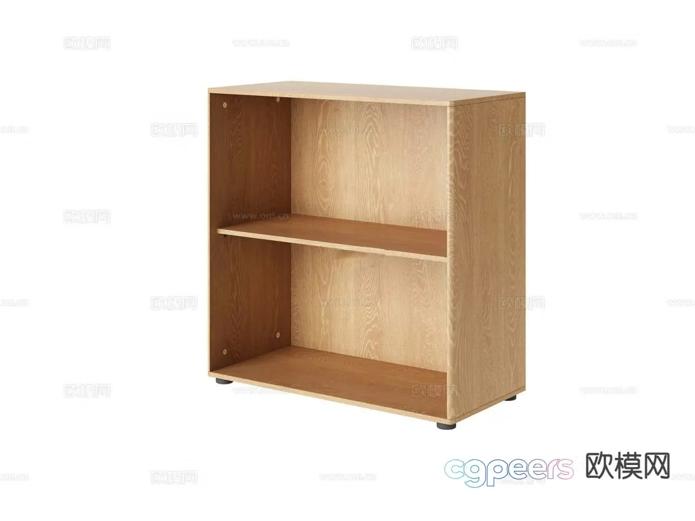 Simple children’s cabinet bookcase 3d model