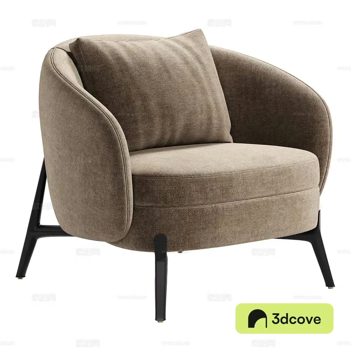 Single sofa armrest sofa