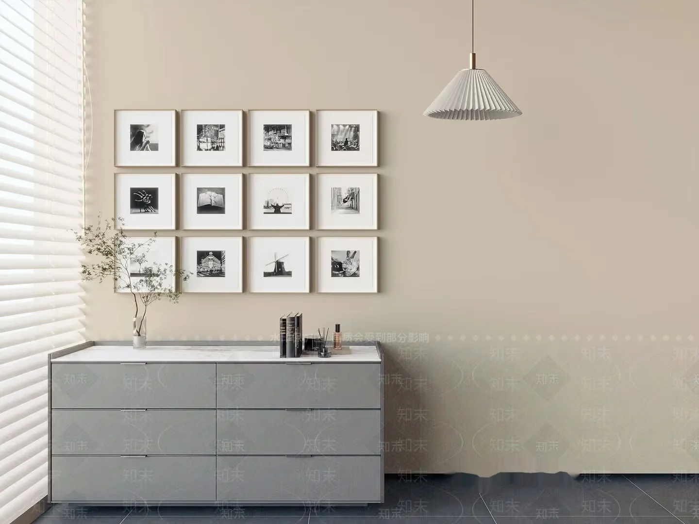 A Minimalist Dresser 3D Model – 15486 – VRAY Render