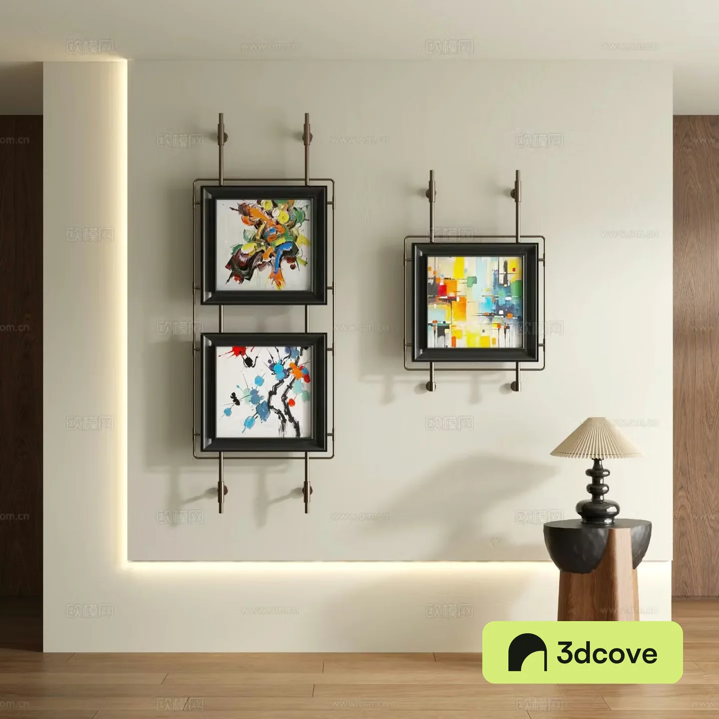 Medieval style texture painting decorative painting