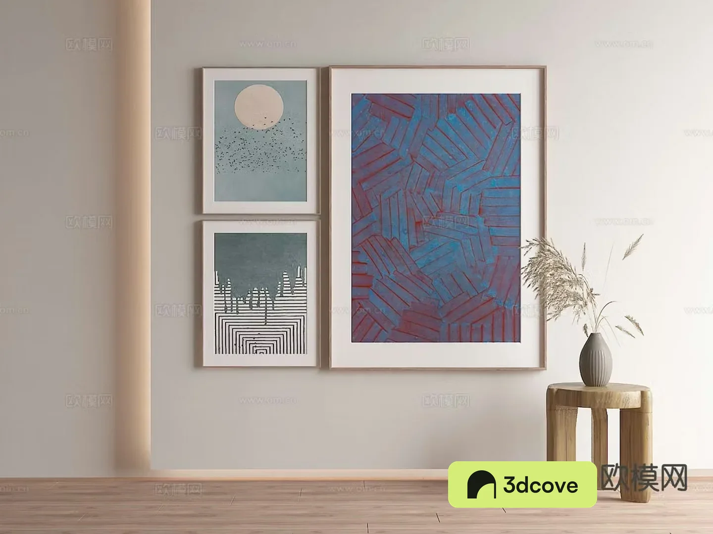 Modern texture painting decorative painting
