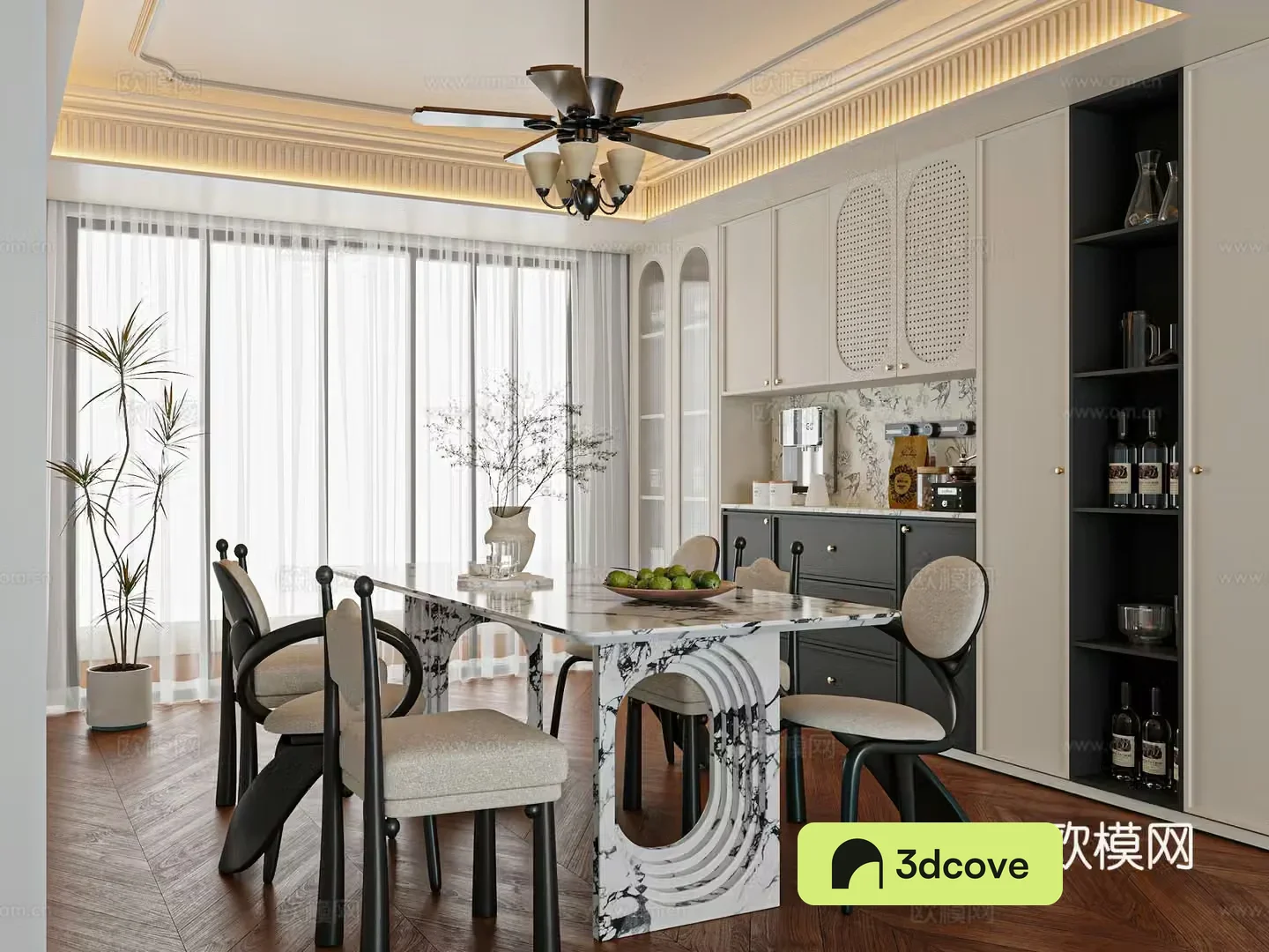 French medieval restaurant dining table and chair sideboard