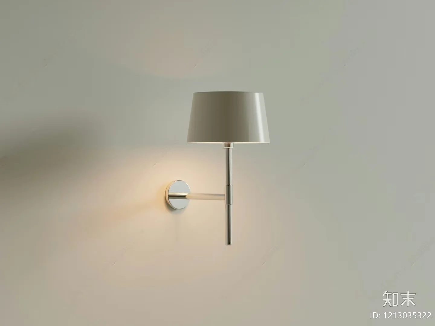 Gold Light Fixture 3D Model – 16635 – VRAY Render