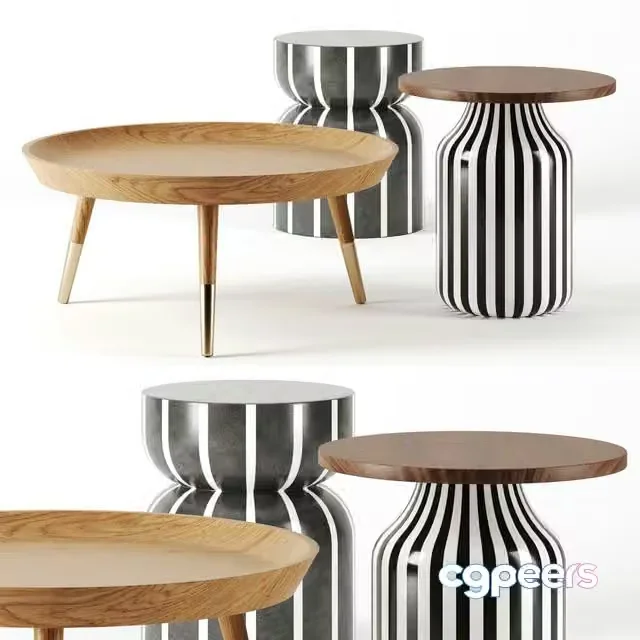 3ds Max Free – Coffee tables set by urban outfitters