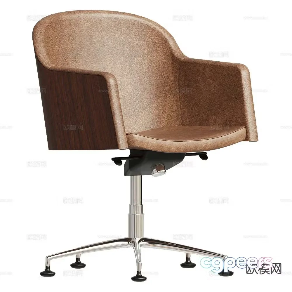 Polflex office chair conference chair staff chair 3d model