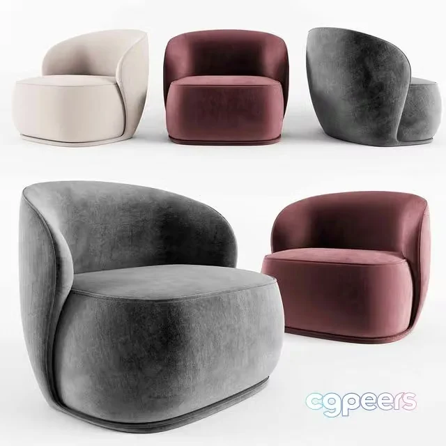 3ds Max Free – La Pipe Lounge Chair