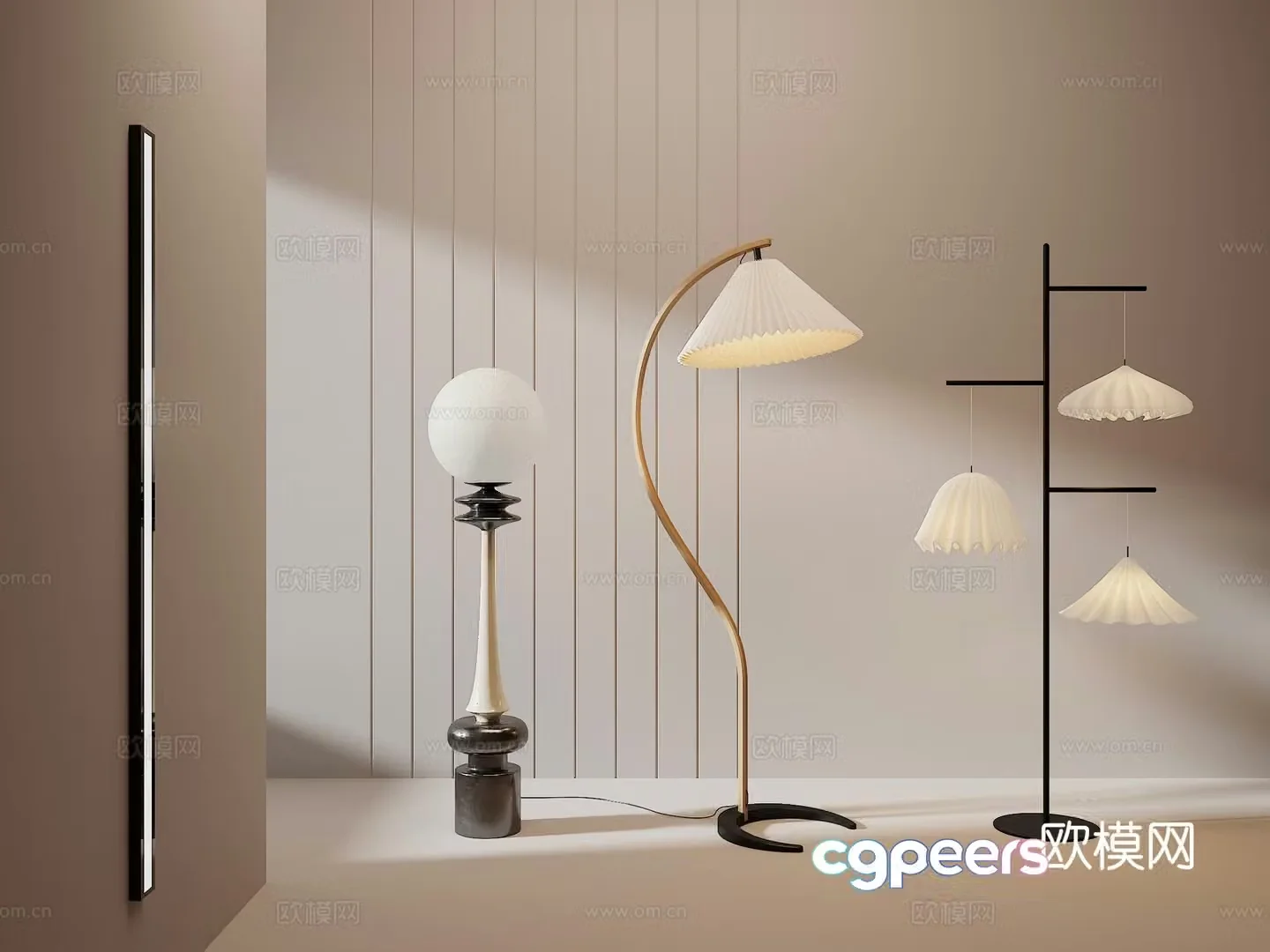 Floor lamp 3d model