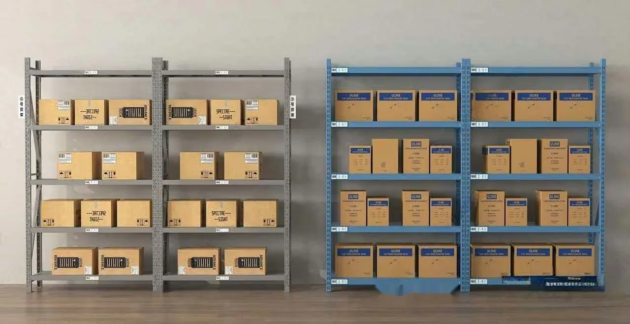Metal Shelving Units 3D Model – 20085 – VRAY Render
